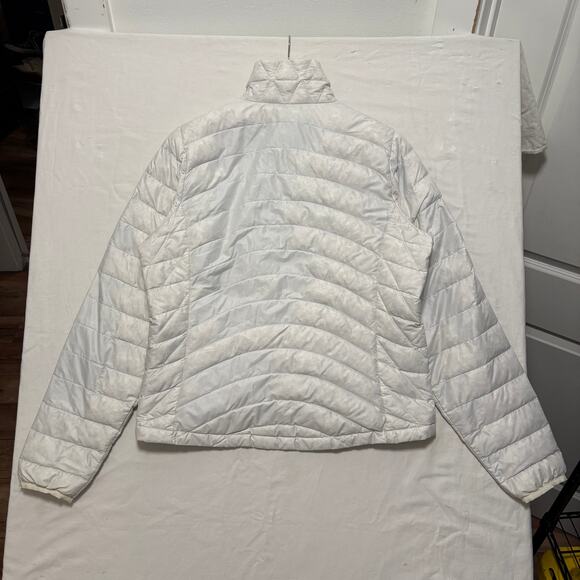 Patagonia Packable Goose Down Full Zip Puffer Jacket White Women’s M - Picture 7 of 7